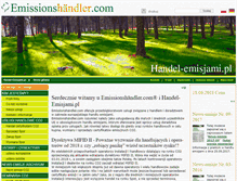 Tablet Screenshot of handel-emisjami.pl